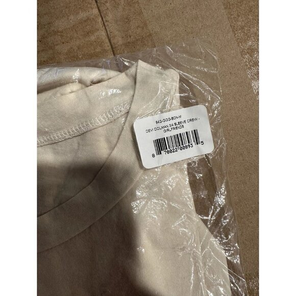 NWT MATE the Label Girlfriends Devi Dolman 3/4 Sleeve Crew Top - M - Picture 3 of 5